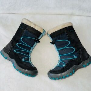 map girls snow boots waterproof faux cuff